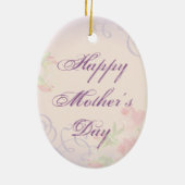 Boxer Coeur Maman Ornement céramique (Dos)