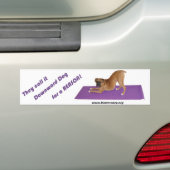 Boxer Crazy Bumpersticker - Yoga (Op auto)