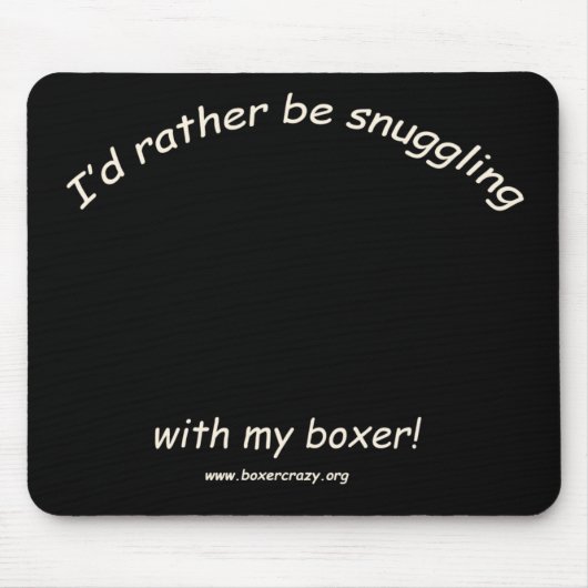 Boxer Crazy Mousepad - DYO Muismat (Voorkant)