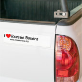 Boxer Crazy Rescue Bumpersticker - DYO (Op Truck)