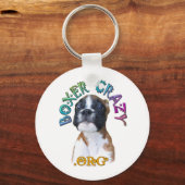 Boxer Crazy Sleutelhanger - Whee. (Voorkant)
