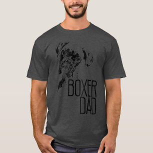 BOXER DAD DOG FACE T HONDENLIEFHEBBERS BOXER DAD G T-SHIRT
