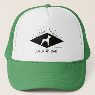 Boxer Dad Trucker Hat Pet