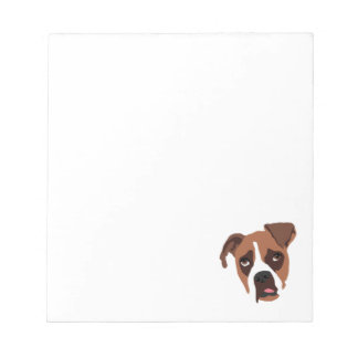 Boxer Dog 5,5-inch x 6-inch Notitieblok