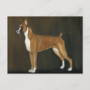Boxer Dog Art Briefkaart