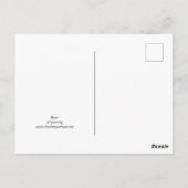 Boxer Dog Art Briefkaart (Achterkant)