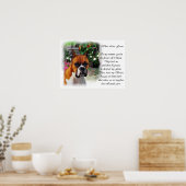 Boxer Dog Art Print (Keuken)
