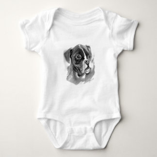Boxer Dog Art Romper