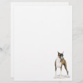 Boxer Dog Art Stationery Letter Head (Voorkant / Achterkant)
