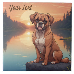Boxer Dog bij Lake Tegeltje