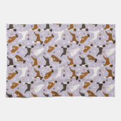 Boxer Dog-Botten en Paws Kitchen Towel Theedoek (Horizontaal)