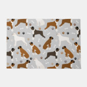 Boxer Dog Botten en poten Deurmat (Voorkant)