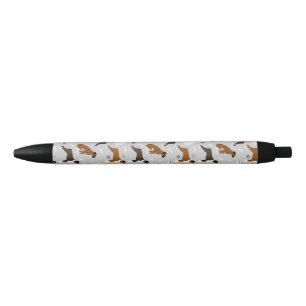 Boxer Dog Botten en poten Zwarte Inkt Pen