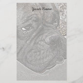 Boxer Dog briefpapier (Voorkant)