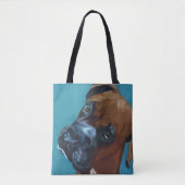 Boxer Dog Canvas tas (Voorkant)