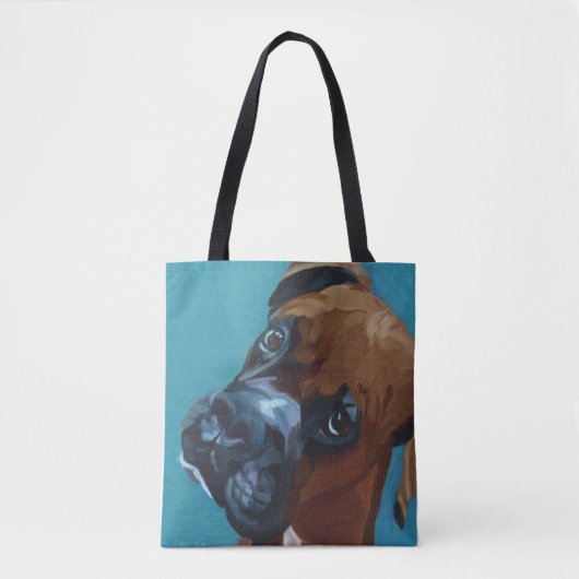 Boxer Dog Canvas tas (Voorkant)