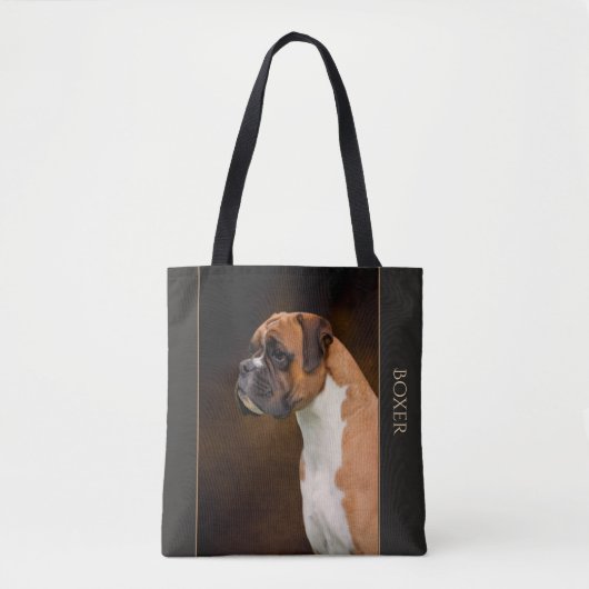 Boxer Dog Canvas tas (Voorkant)