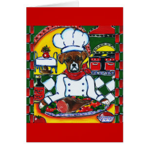 Boxer Dog Chef