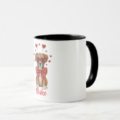 boxer dog coffee mug Valentine's Day 2026 (Devant droit)