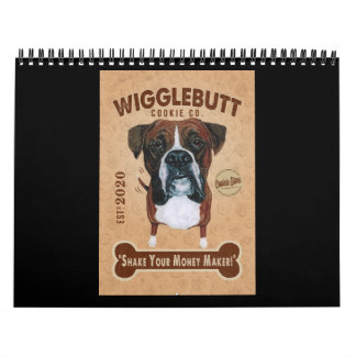 Boxer Dog Cookie Boxer Dog Lover Cute Boxer Kalender