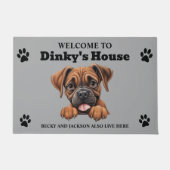 Boxer Dog Deurmat (Voorkant)