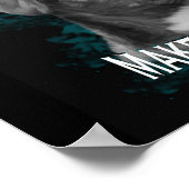 Boxer Dog Dierenvrienden Art Text Poster (Hoek)