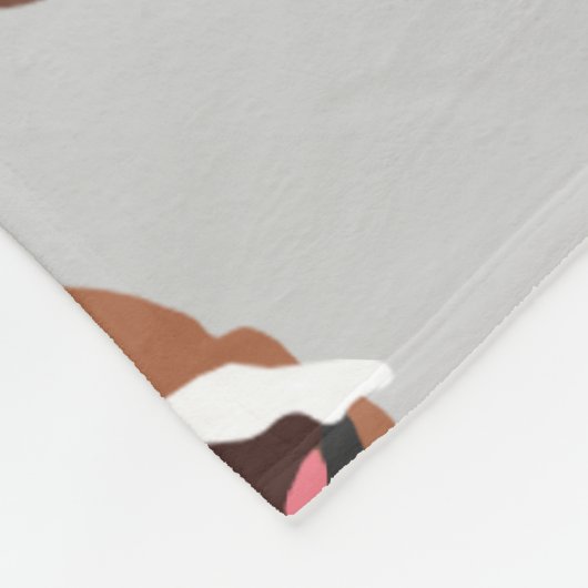 Boxer Dog Fleece Blanket, medium (Hoek)