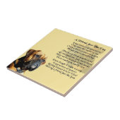 Boxer Dog - Friend Poem Tile Tegeltje (Zijkant)