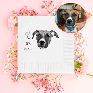 Boxer Dog gepersonaliseerd doe ik ook Servet