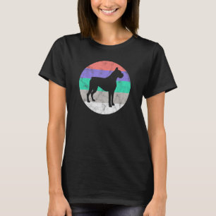 Boxer Dog Gif voor vrouwelijke meisjes T-shirt