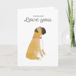 Boxer Dog Greeting Card | Boxer Lover Love Card Kaart