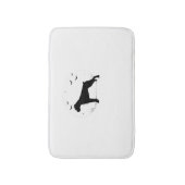 Boxer Dog - Halloween Moon Silhouette Classic T-SH Badmat (Voorkant Verticaal)