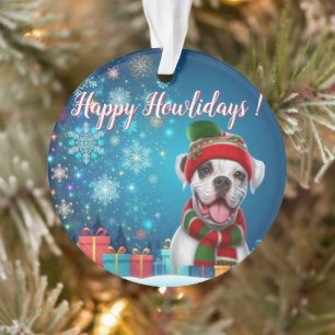 Boxer Dog Happy Howlidays !