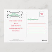 Boxer Dog Holiday Cards - Van de hond Kerstmis Briefkaart (Achterkant)