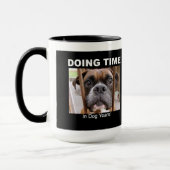 Boxer Dog in de gevangenis Mok (Links)