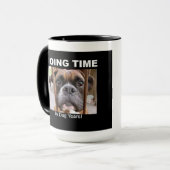 Boxer Dog in de gevangenis Mok (Voorkant links)