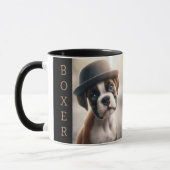 Boxer Dog in Style Mok (Links)