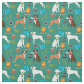 Boxer Dog-kampering Stof (Swatch)