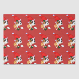 Boxer Dog Kerstmis Tissuepapier