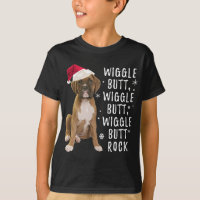 Boxer Dog Kerstmis - Wiggle Butt Rock