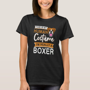 Boxer Dog Kleding Halloween Boxer Hond Voor Kinder T-shirt