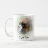 Boxer Dog Koffiemok (Links)