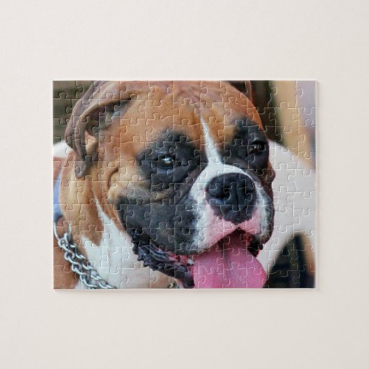 Boxer Dog Legpuzzel (Horizontaal)