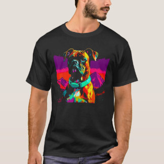 Boxer Dog Mountain T-shirt