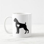 Boxer Dog Mug Gift (Gauche)