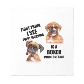 Boxer Dog Notitieblok