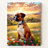 Boxer dog notitieboek (Achterkant)