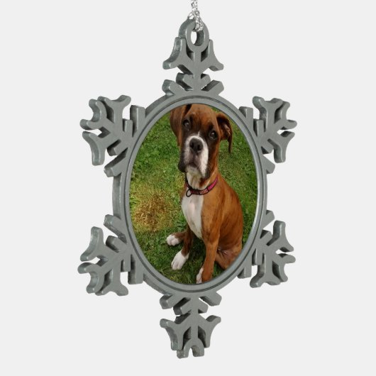 BOXER DOG ornement (Gauche)