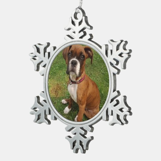 BOXER DOG ornement (Vue impression)