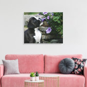 Boxer Dog Panting Canvas Afdruk (Insitu (Woonkamer))